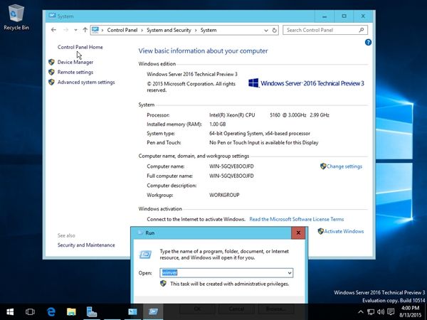 海量截图＋下载：Windows Server 2016第三技术预览版泄露