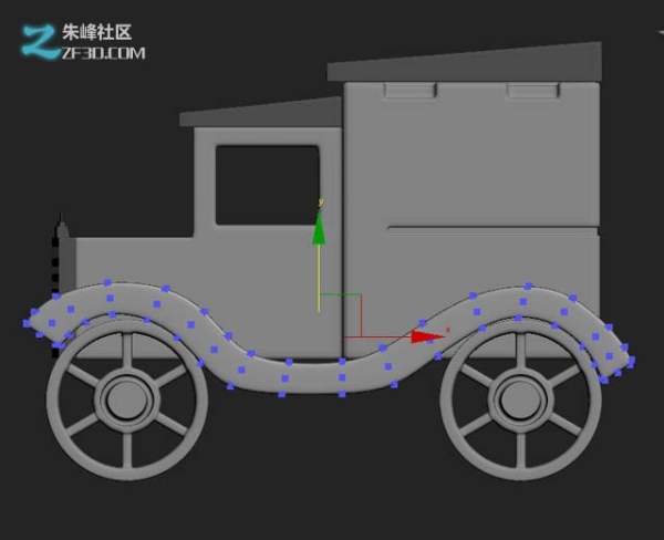 3Dmax制作木质纹理的立体玩具车教程,