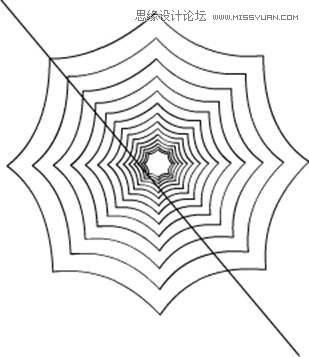 Flash基础教程：绘制逼真的蜘蛛网效果图,PS教程,思缘教程网