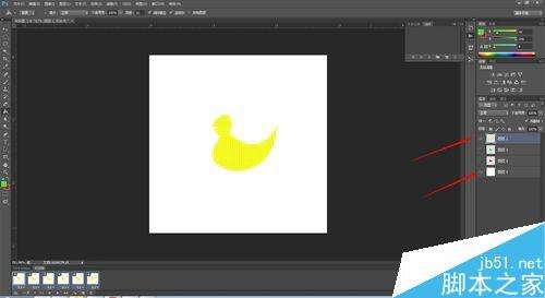 PS简单制作小鸭变颜色的GIF小动画