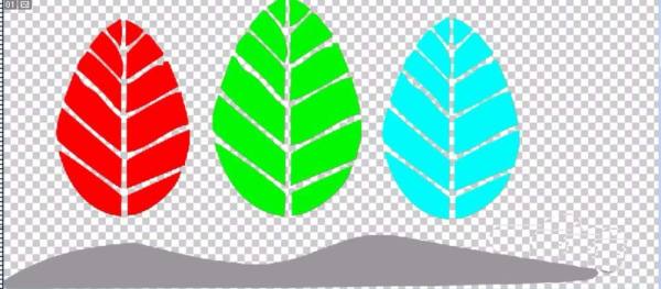 ps怎么设计彩色的卡通树木图标?