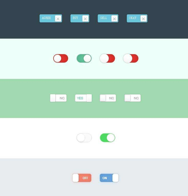 CSS3自定义美化复选框Checkbox按钮样式代码