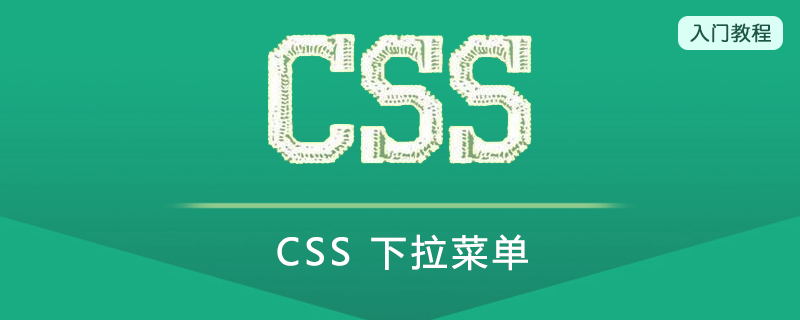 CSS 下拉菜单(Drop down menu)