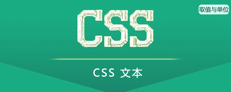 CSS 文本(Textual)
